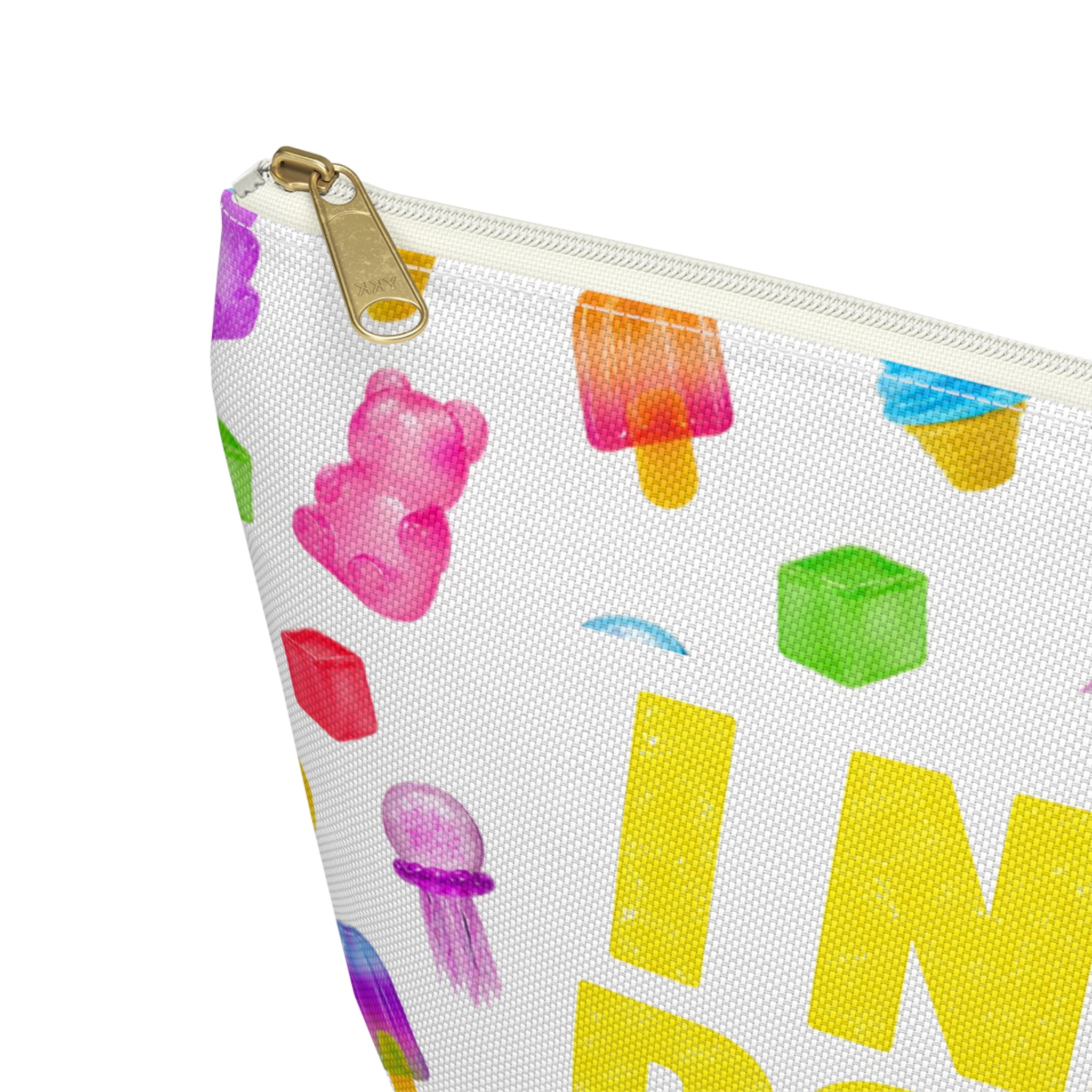"I Need Dough" / "Squishy Fund" Colorful Squishies Accessory Pouch