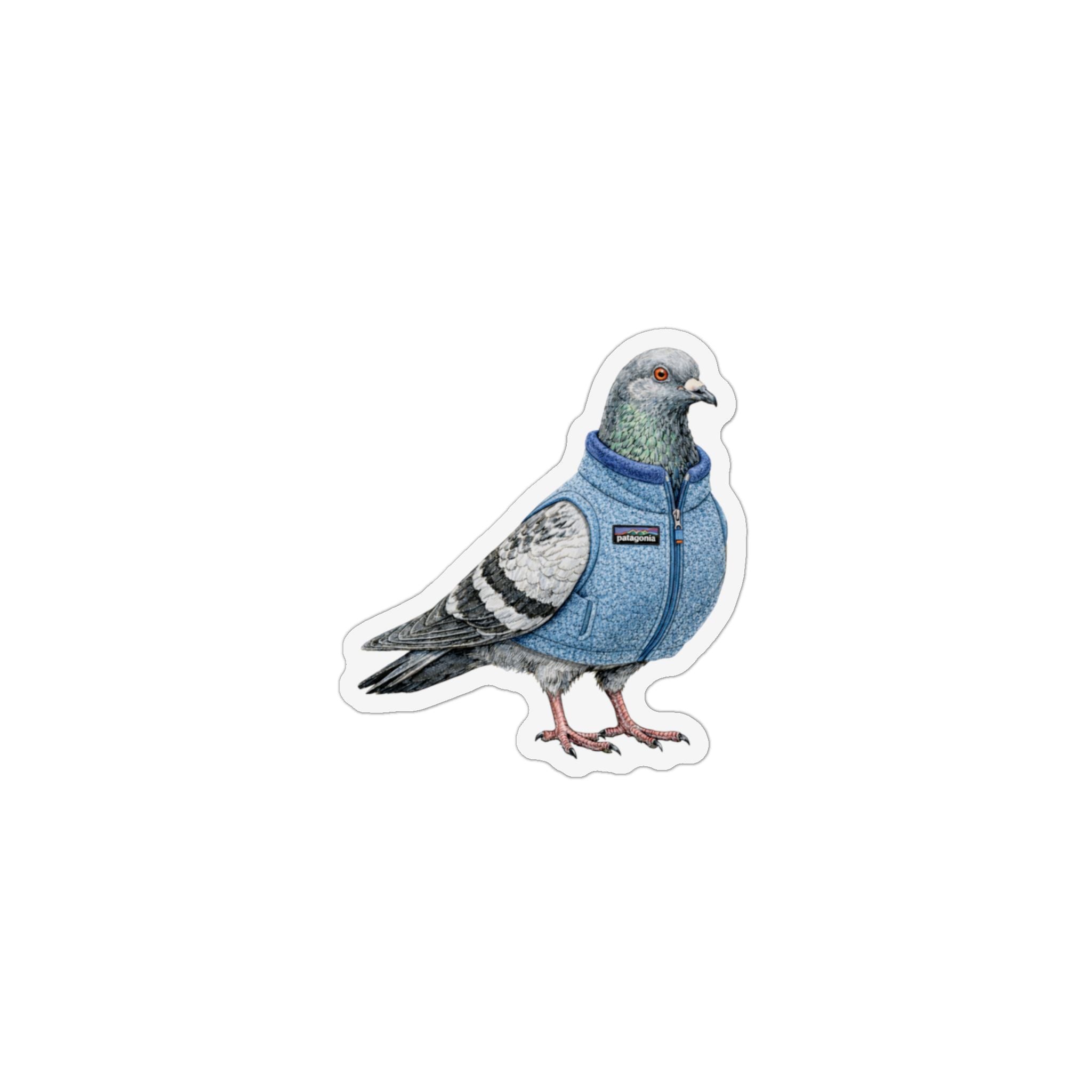 Financial District NYC Pigeon Magnet | Wall Street Finance Bro Bird Lover Fridge Magnet