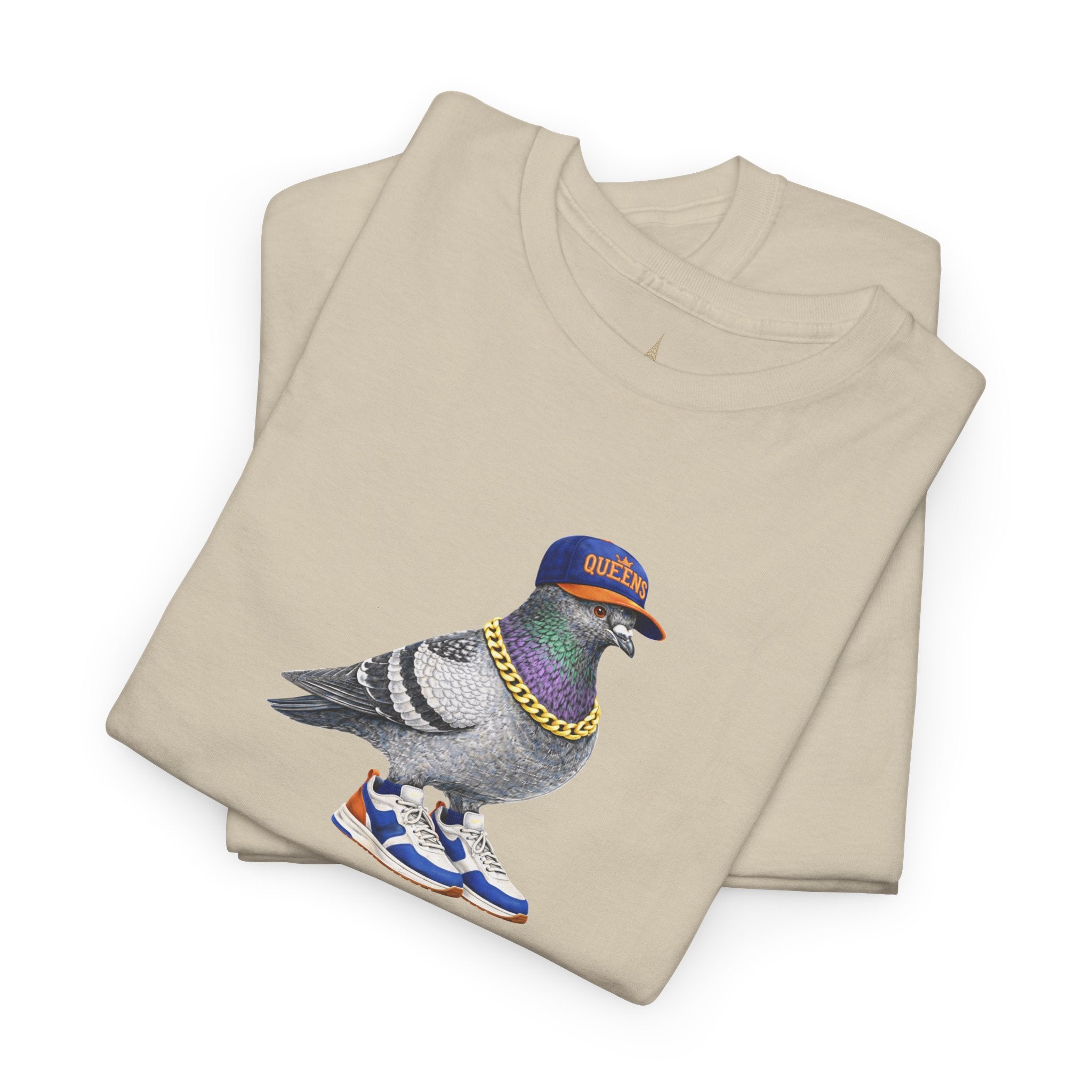 Customizable Queens NYC Pigeon T-Shirt | Baseball Fan Tee