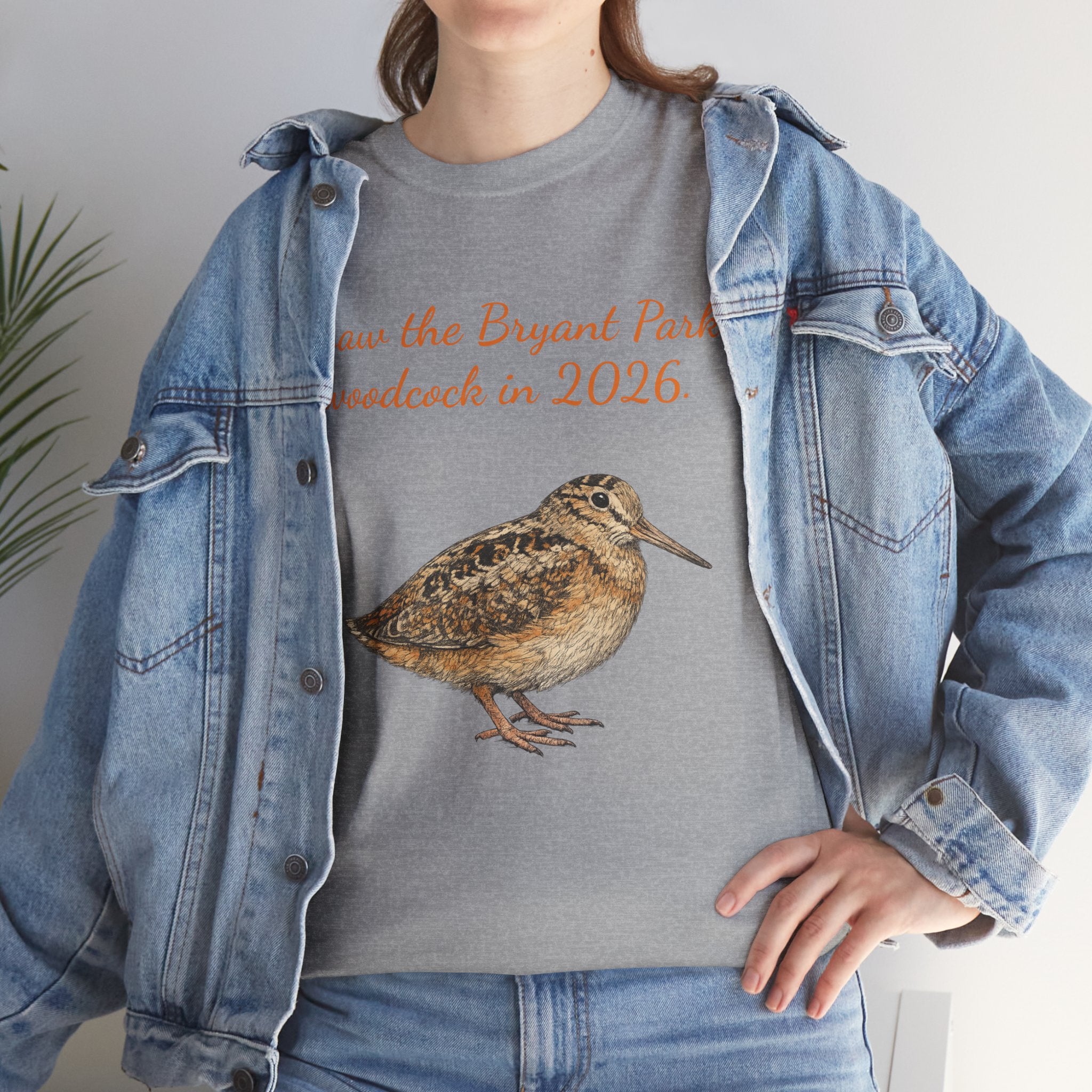 Bryant Park American Woodcock T-Shirt   NYC Gift Tee