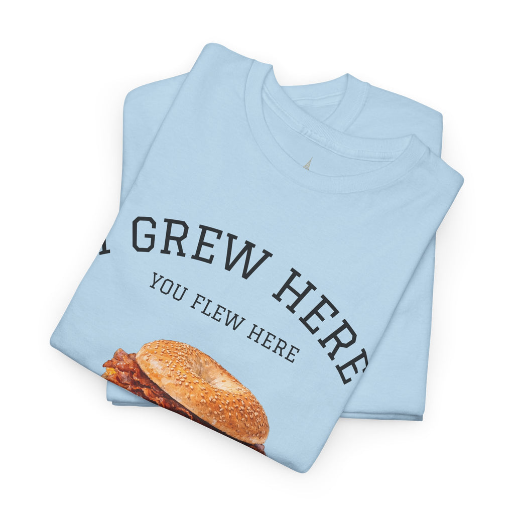 Bacon Egg and Cheese T-Shirt | I Grew Here You Flew Here New York City Bodega Food Tee