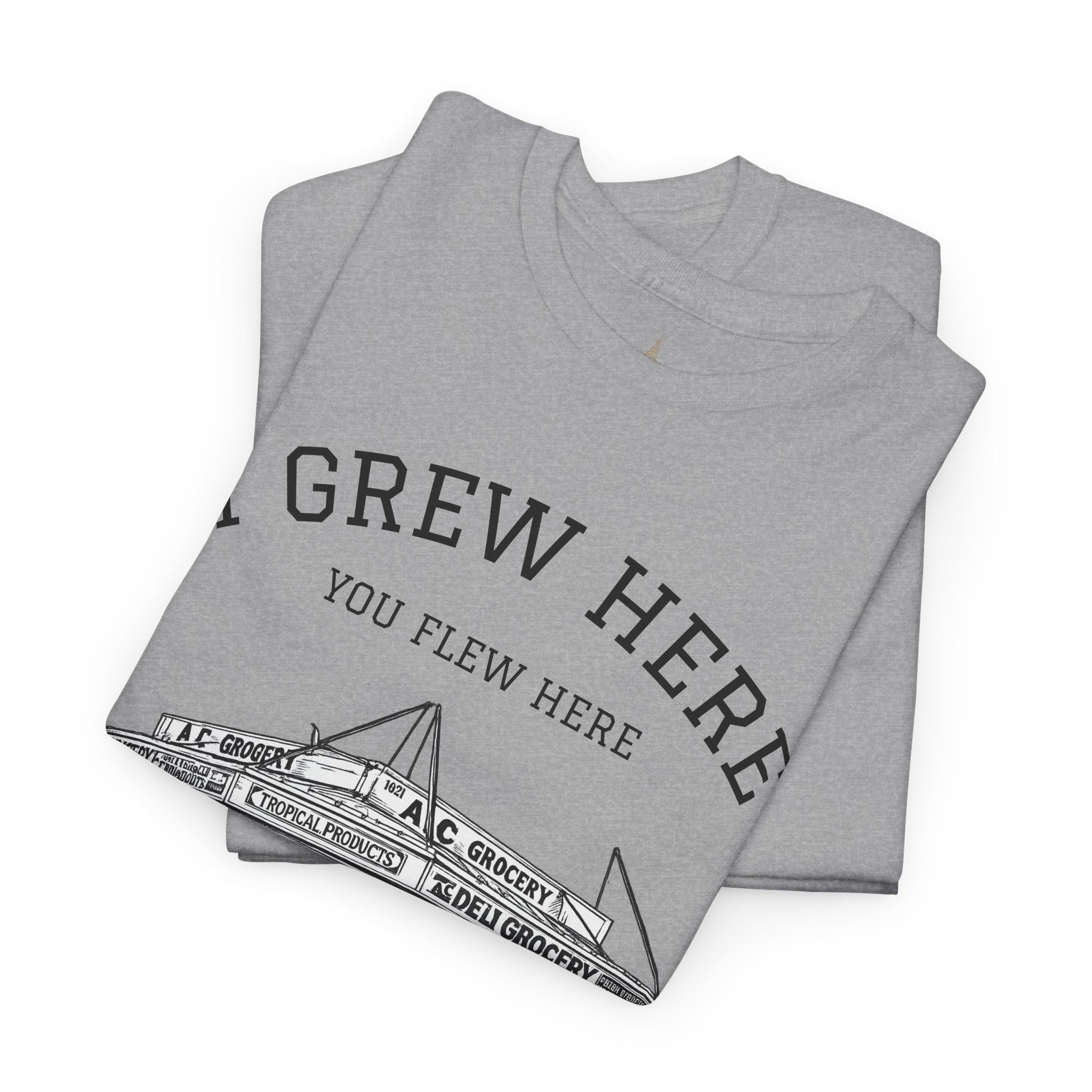 Bodega T-Shirt | New York I Grew Here You Flew Here Tee