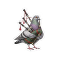 Woodlawn NYC Pigeon 3" x 3" Sticker 2