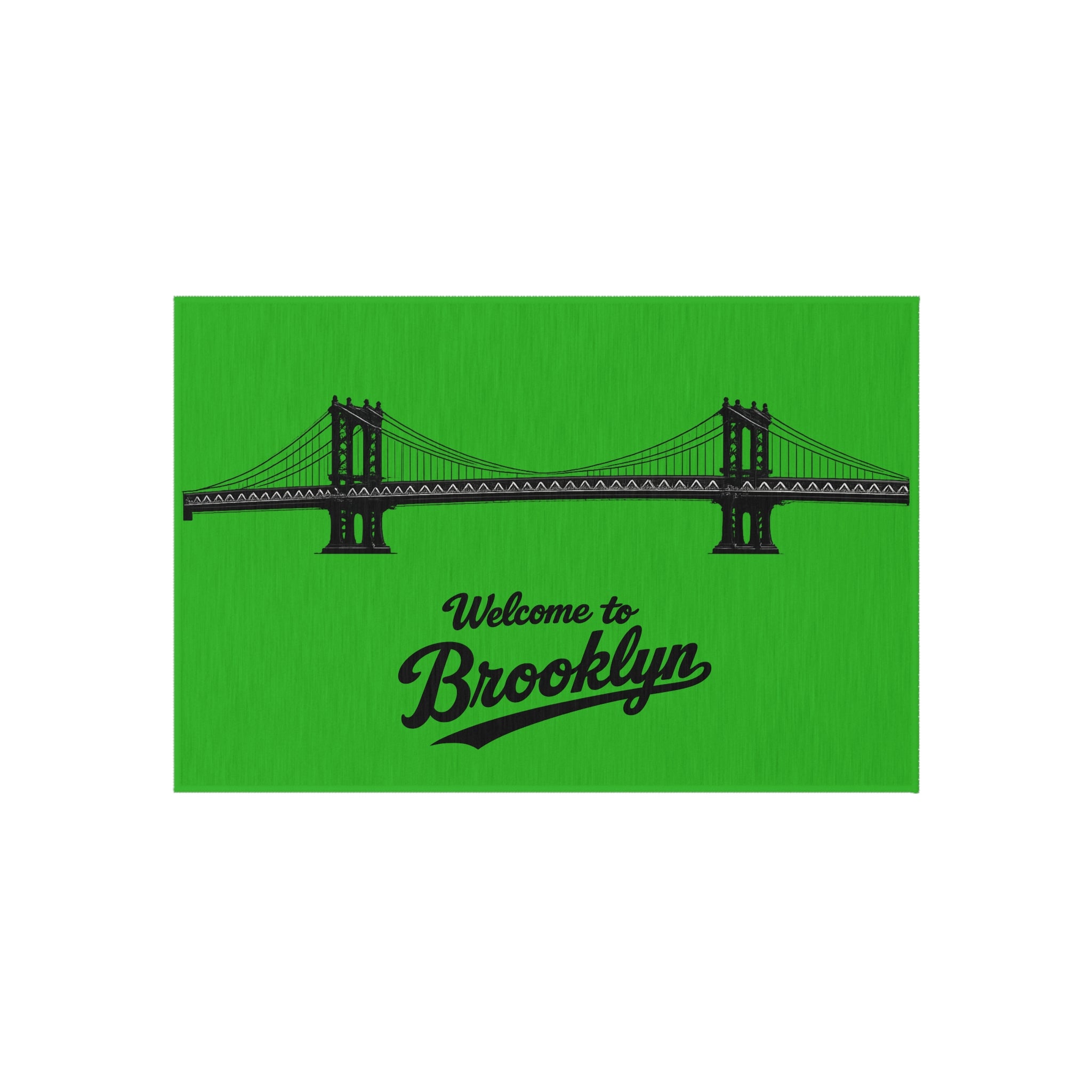Welcome to Brooklyn Doormat | Manhattan Bridge Welcome Mat