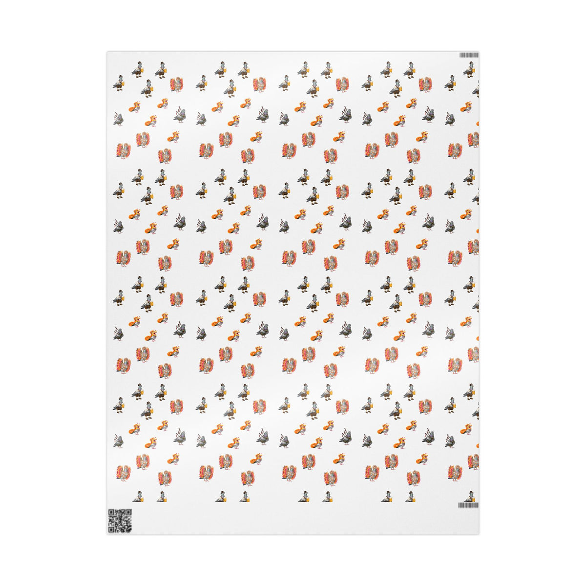 Papel de regalo con patrón de paloma del Día del Desfile de Nueva York | Rollo de papel de regalo para amantes de las aves y desfiles de Nueva York