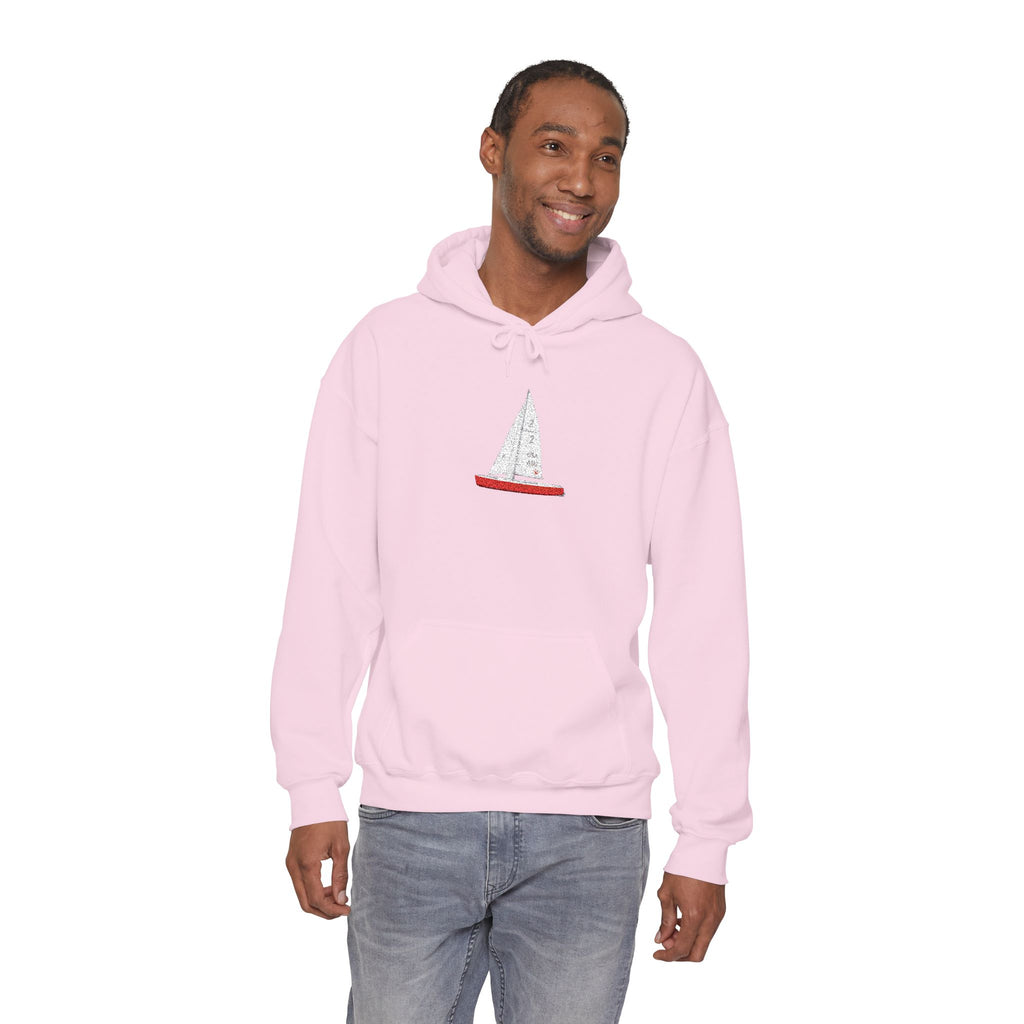Sudadera con capucha unisex bordada de Central Park Model Sailboat NYC  Sudadera con capucha bordada de velero de Nueva York