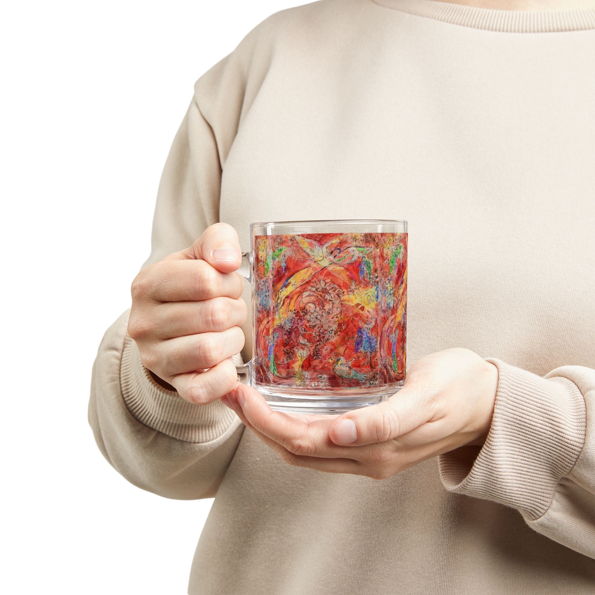 Lincoln Center The Triumph of Music Glass Mug | 10oz Marc Chagall Pattern