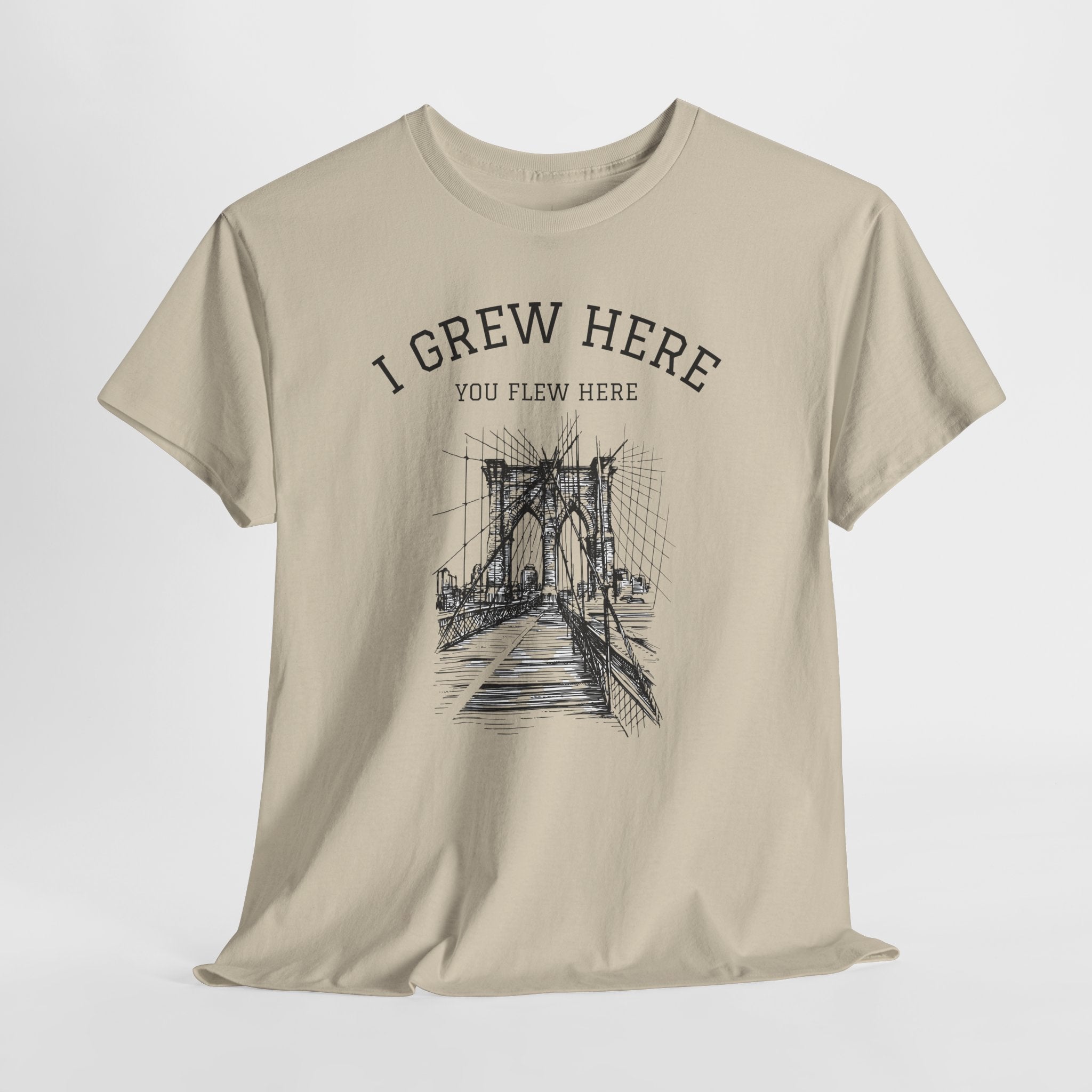 Brooklyn Bridge T-Shirt | I Grew Here You Flew Here New York Tee