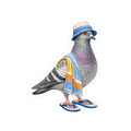 Coney Island NYC Pigeon 3" x 3" Sticker