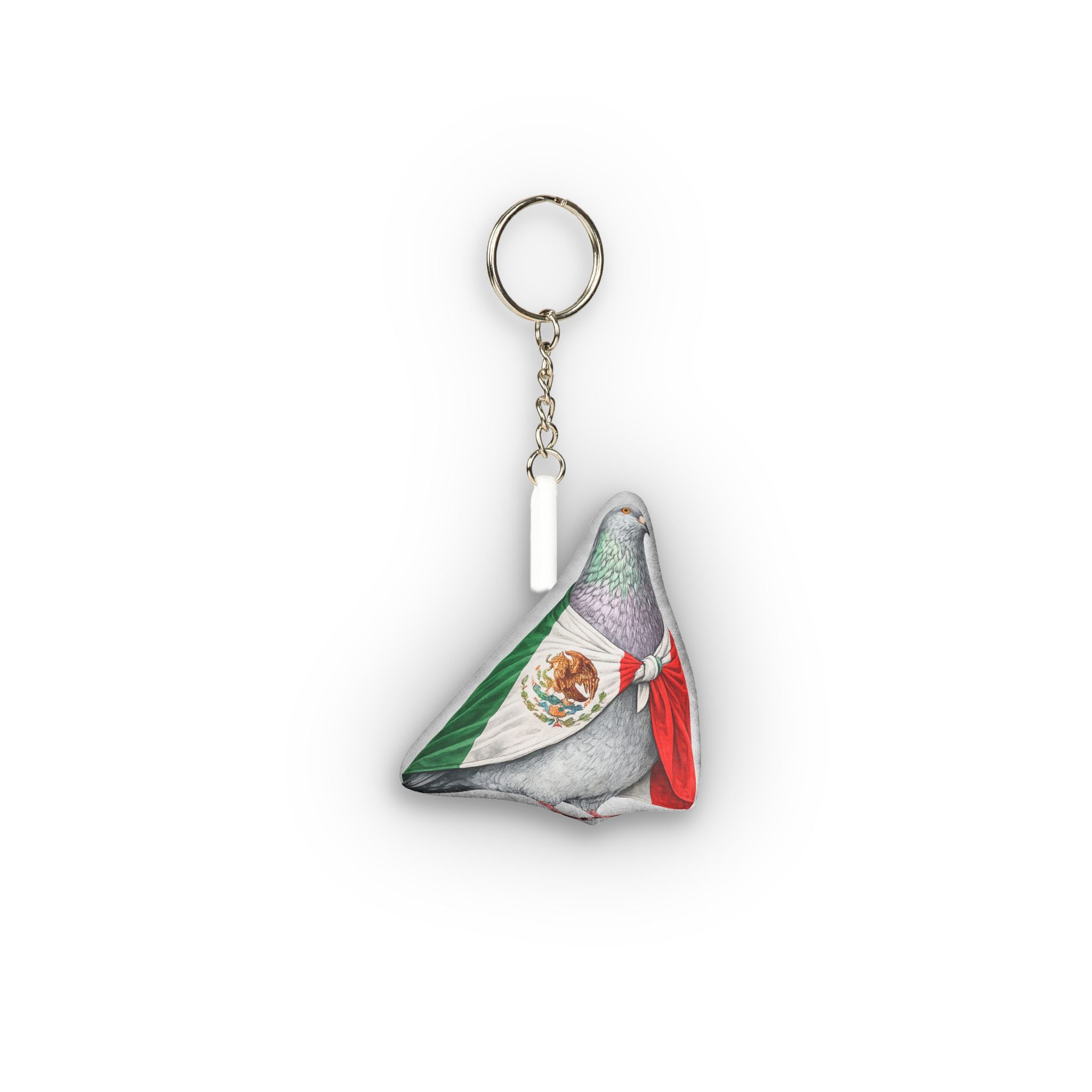 Mexico International Pigeon Mini Plush Keychain |  Bird Lovers Plushie Bag Charm