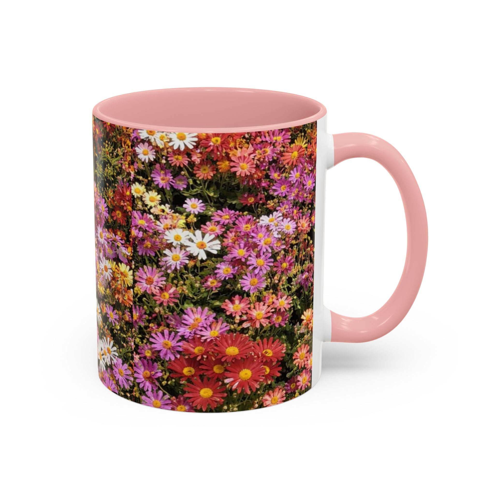 Central Park Korean Chrysanthemum Accent Coffee Mug — Tea Mug 11oz