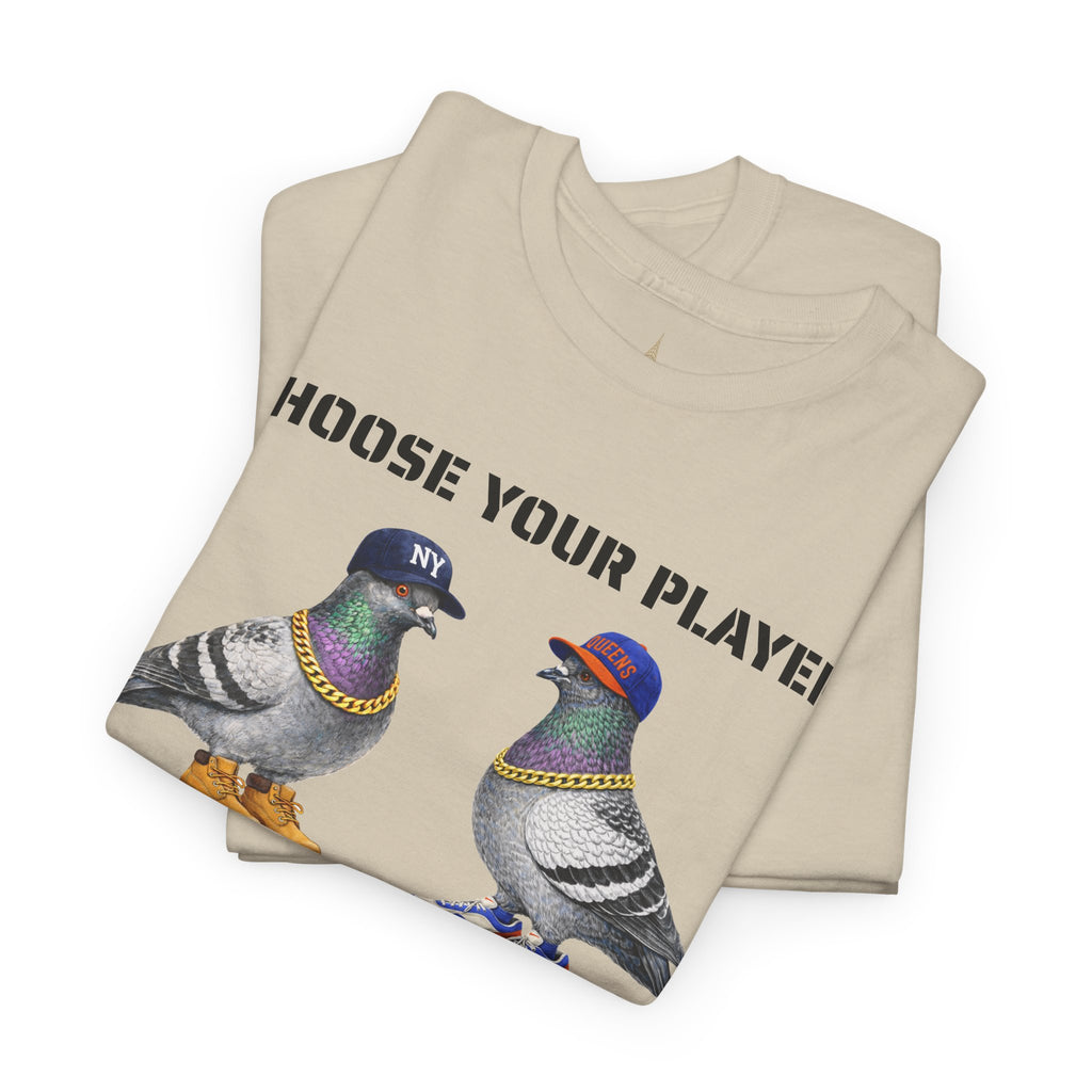 New York Sports Fan NYC Pigeon T-Shirt | NYC Baseball Basketball Fan Basketball Fan Tee