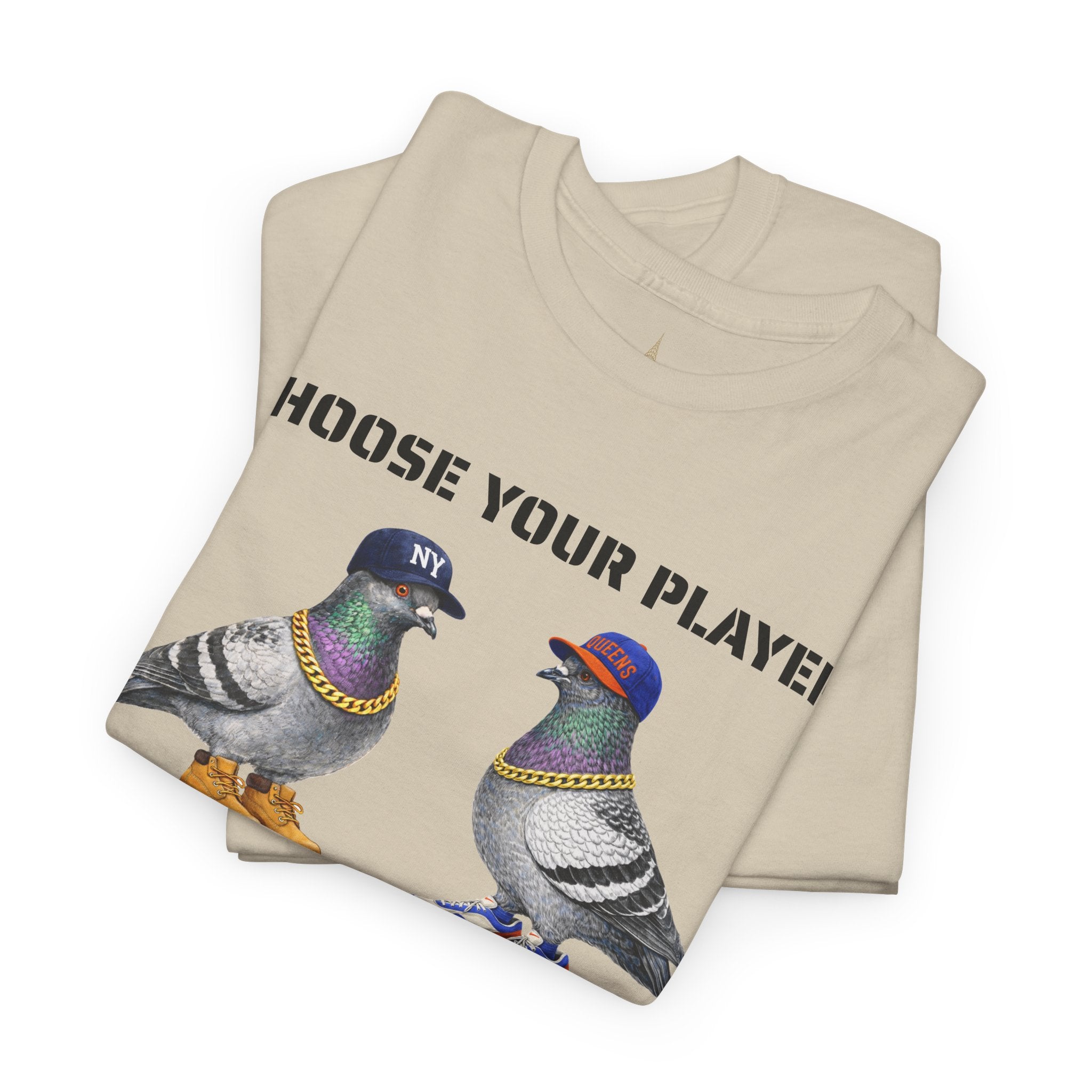 New York Sports Fan NYC Pigeon T-Shirt | NYC Baseball Basketball Fan Basketball Fan Tee