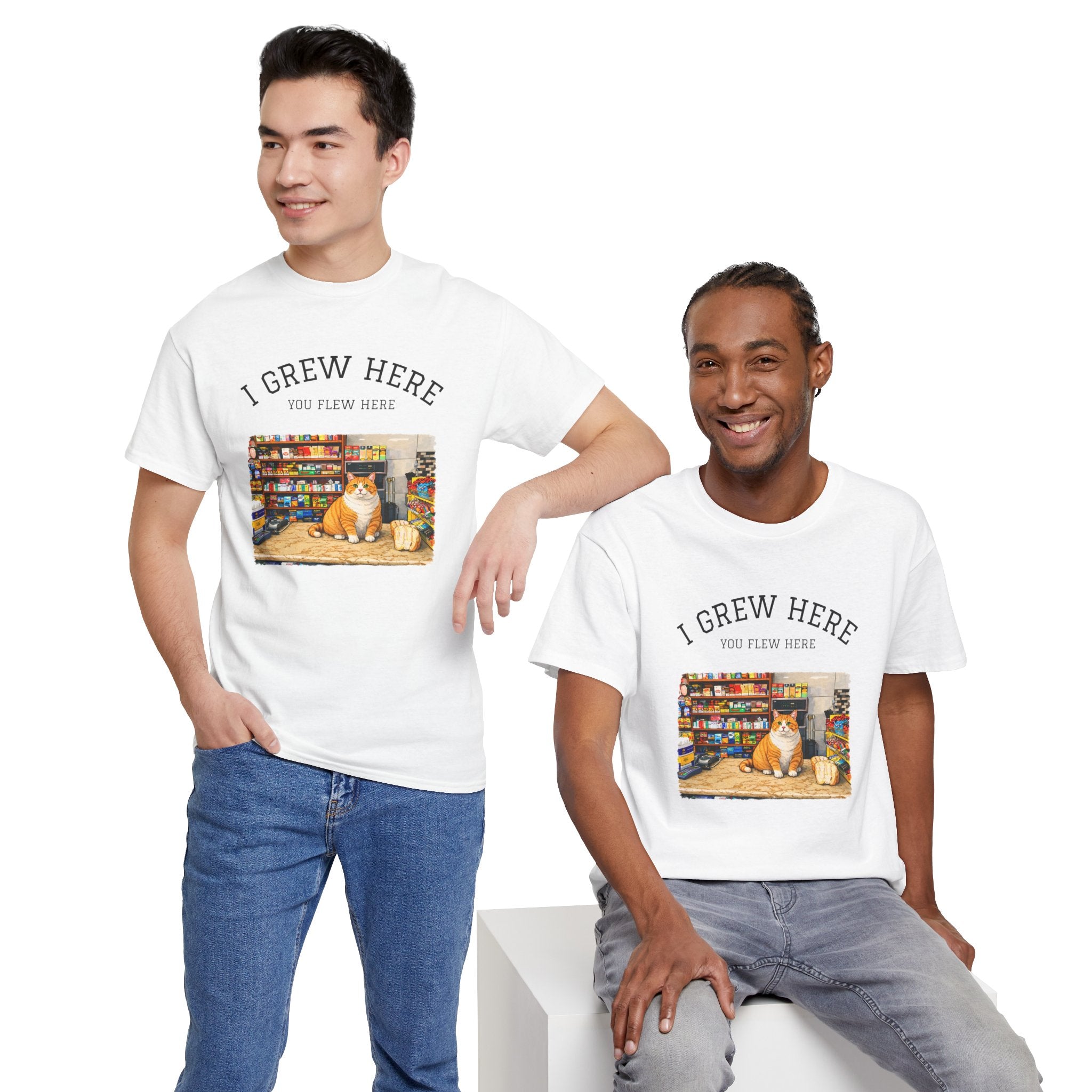 Bodega Cat T-Shirt | I Grew Here You Flew Here NYC Tee
