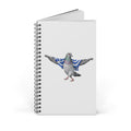 Customizable Astoria NYC Pigeon Spiral Journal | Opa Zorba Bird Lovers Notebook