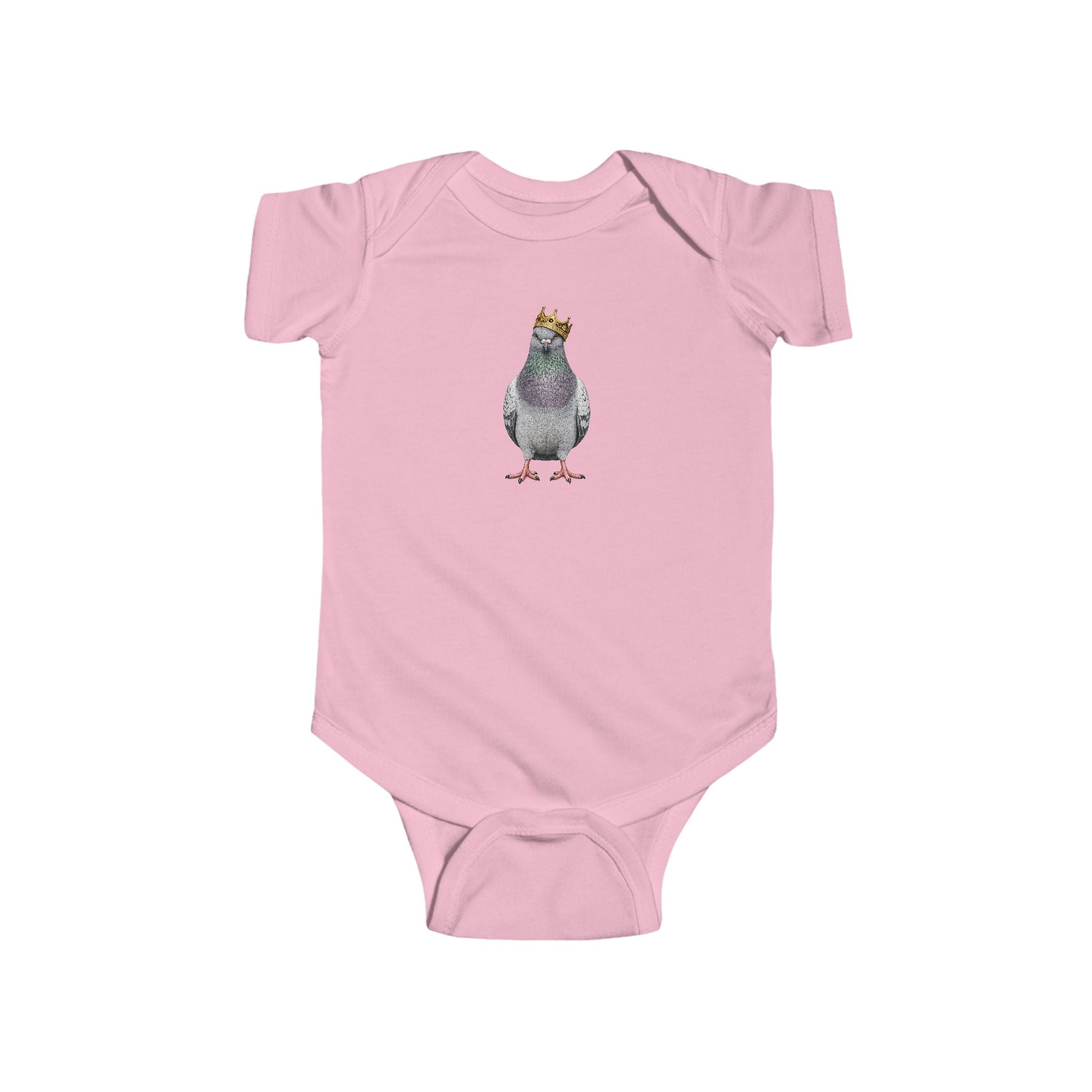 Customizable Bed-Stuy NYC Pigeon Baby Onesie | New Yorker Reveal Infant Bodysuit