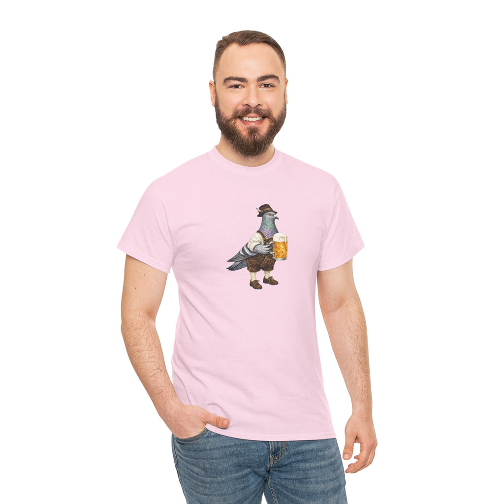 Customizable Yorkville NYC Pigeon T-Shirt | Oktoberfest Beer Garden Tee