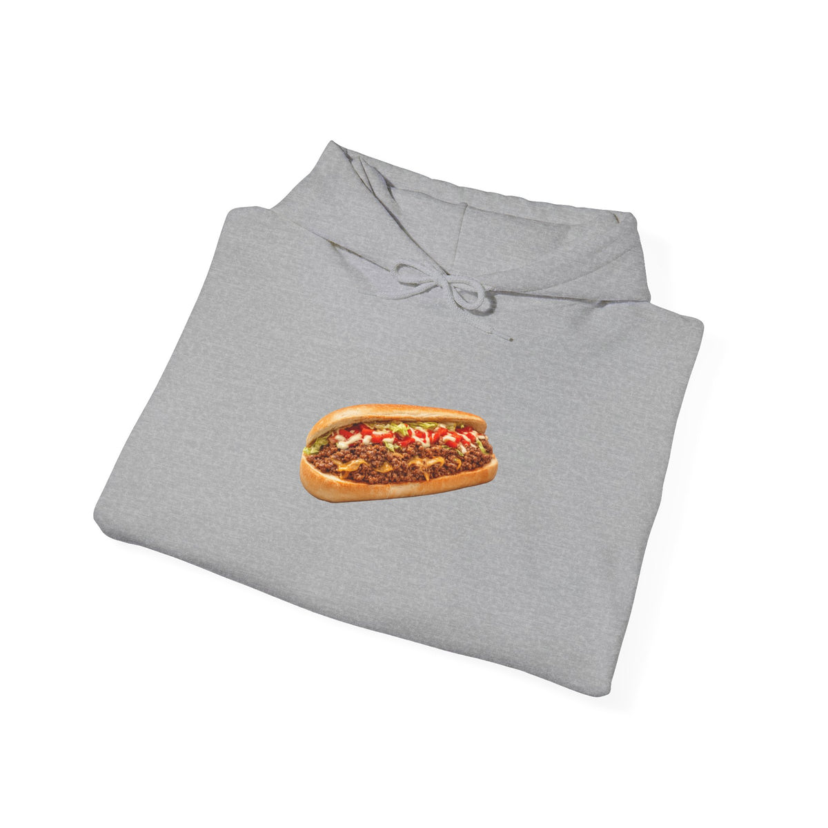 NYC Chopped Cheese Hoodie — New York Bodega Sandwich Hooded Pullover Sweatshirt
