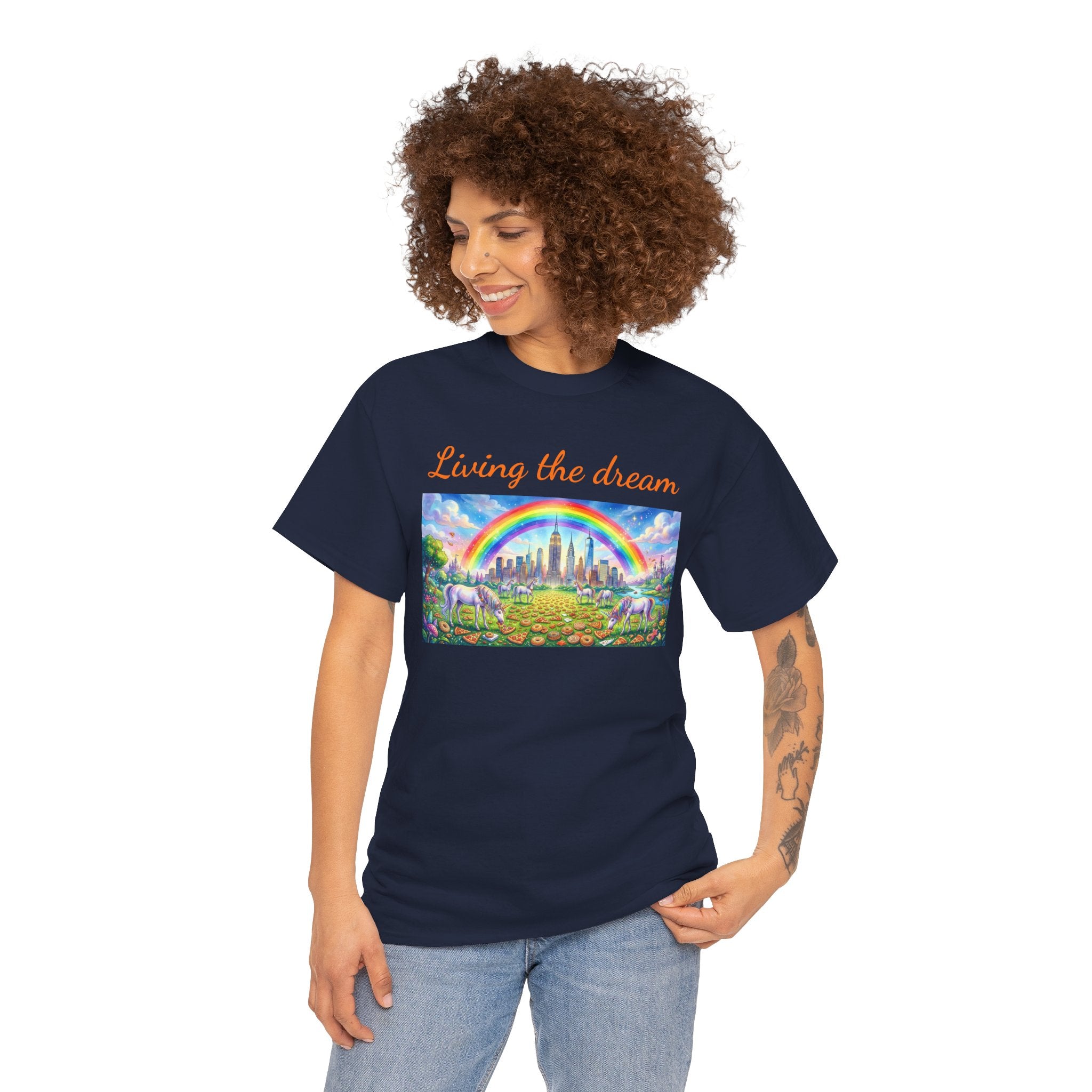 NYC Living The Dream T-Shirt | New York Is a Fairy Tale Tee
