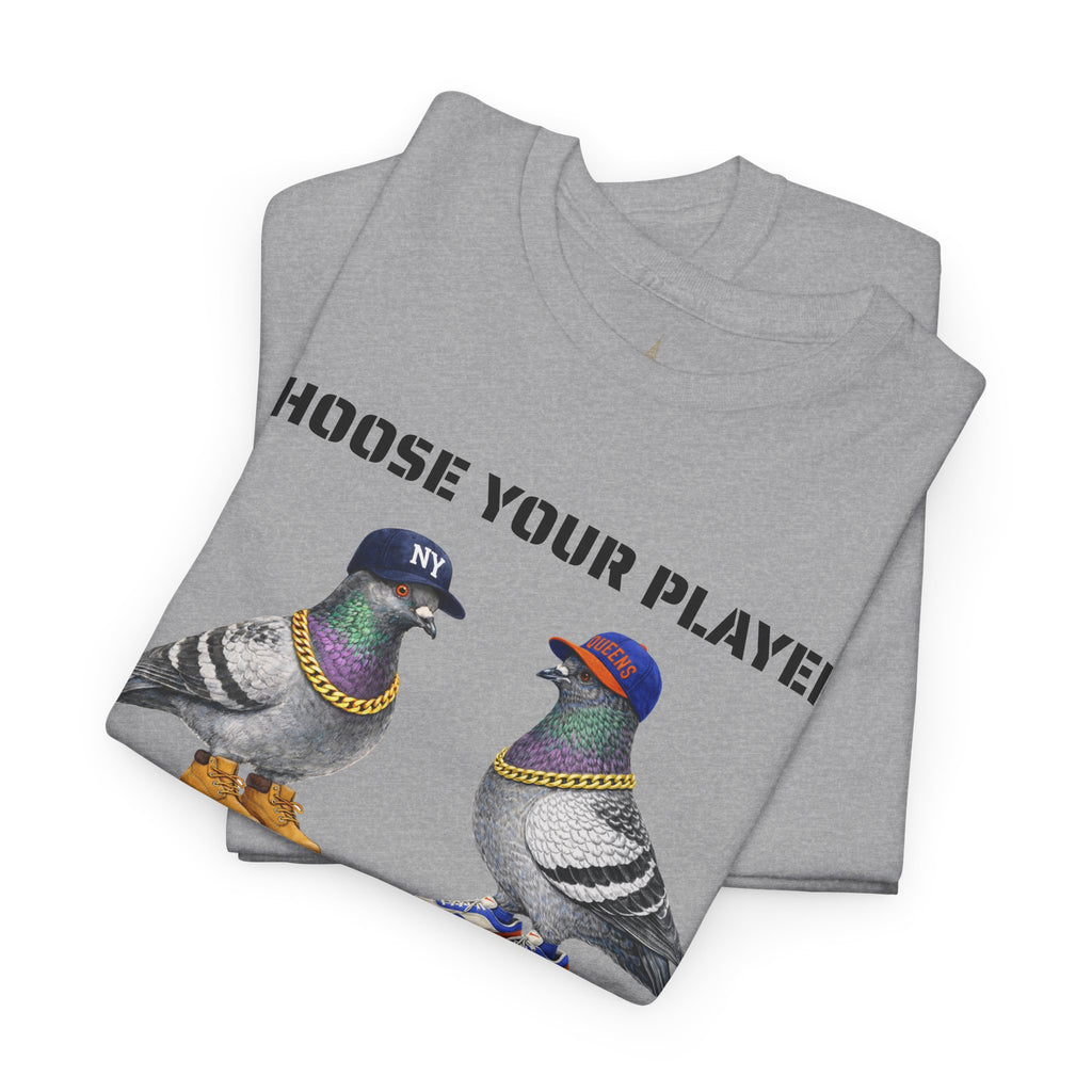 New York Sports Fan NYC Pigeon T-Shirt | NYC Baseball Basketball Fan Basketball Fan Tee