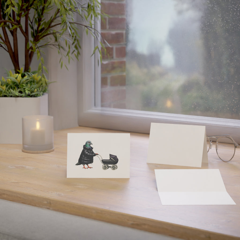 Park Slope NYC Pigeon Mother's Day Greeting Cards | Mother's Day Card