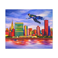 Over The Town Marc Chagall-inspired Manhattan Skyline NYC Canvas