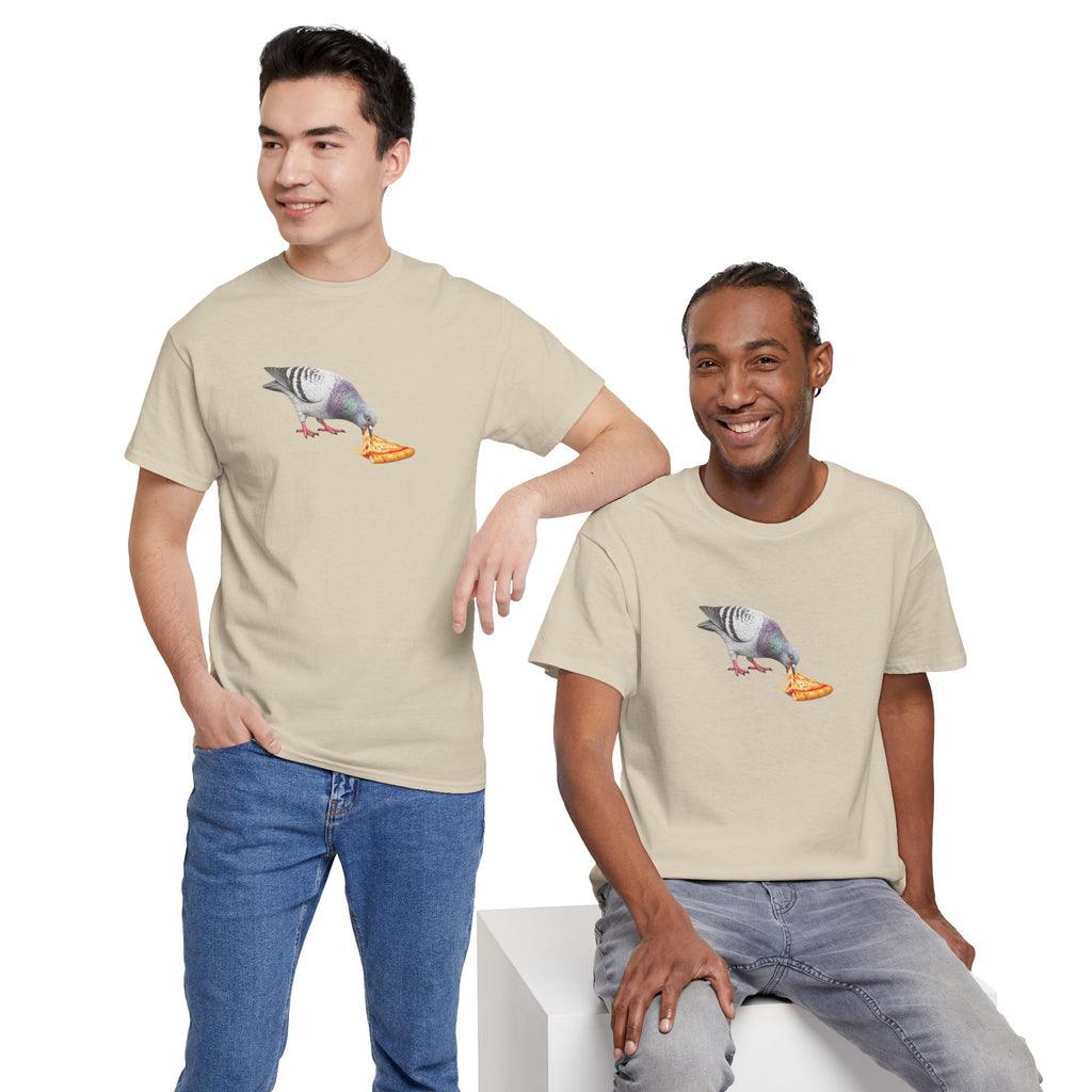 Customizable Little Italy NYC Pigeon T-Shirt | New York Pizza Lover Tee