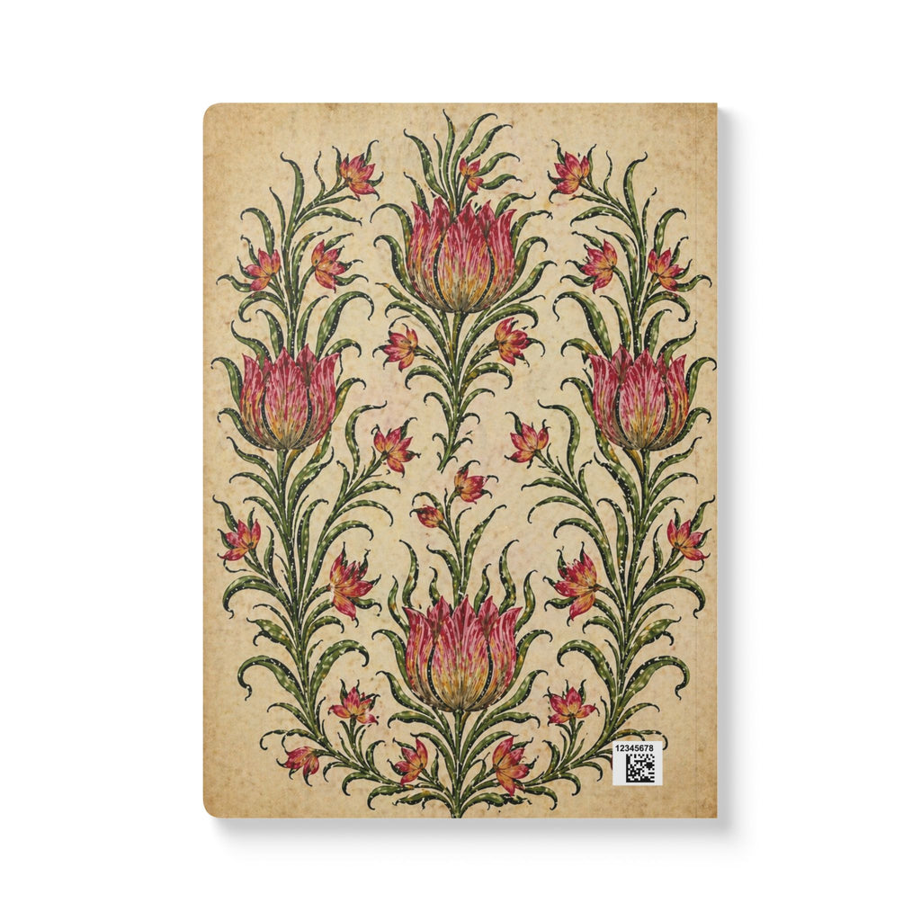 Botanical Garden Vintage-style Floral Journal —Garden Softcover Notebook