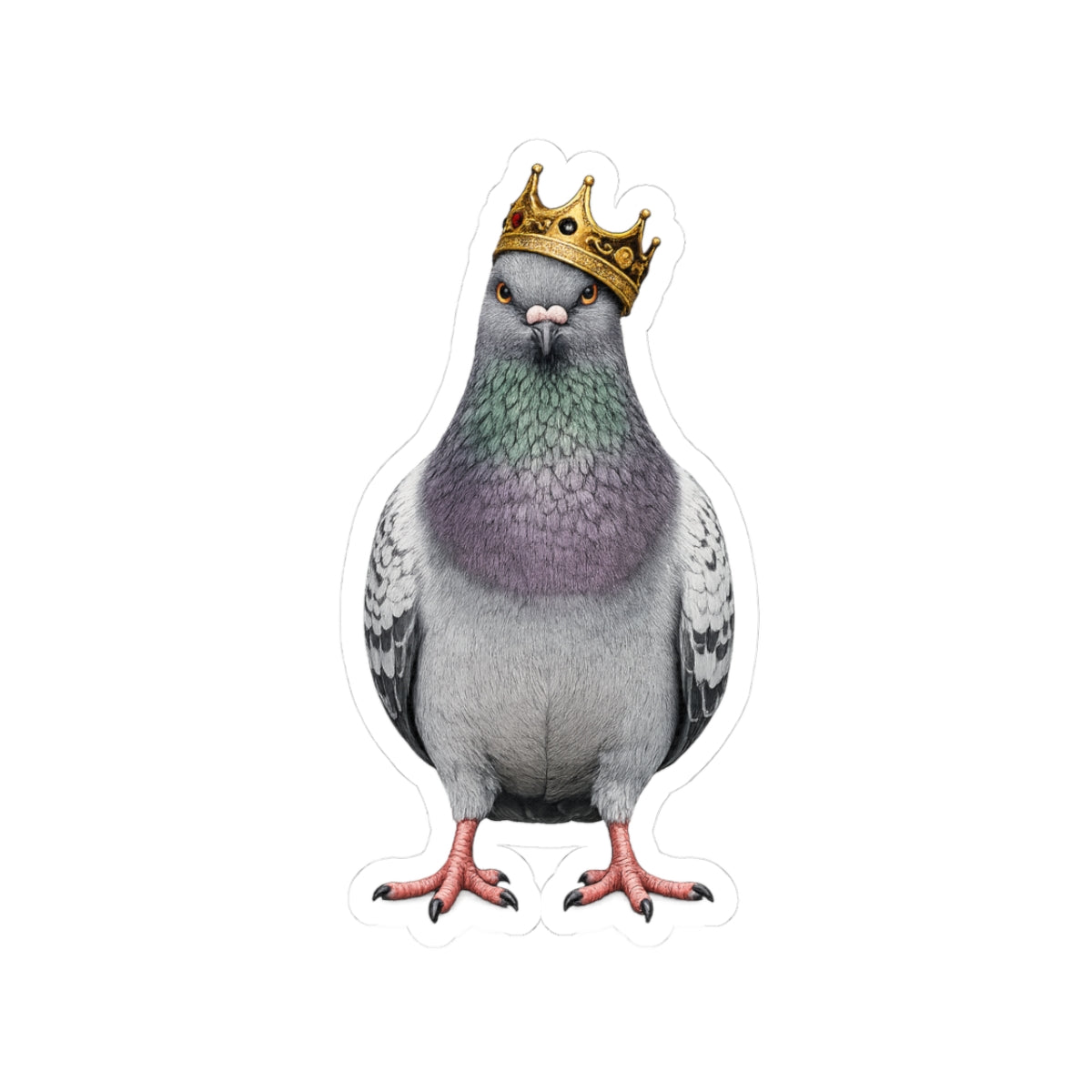 Bed-Stuy NYC Pigeon 3" x 3" Sticker