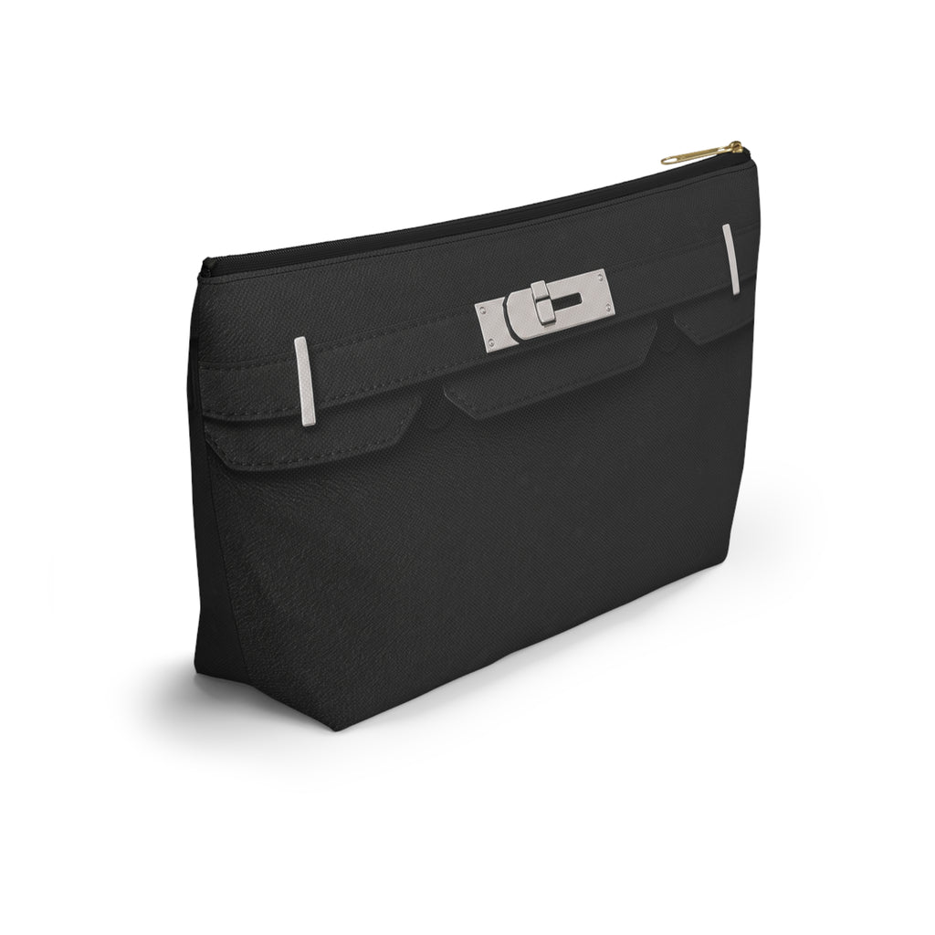 Canal Street Large Black Makeup Bag —  T-Bottom Travel Bag