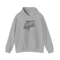 Manhattan Bridge Sketch Hoodie — New York City Bridge Pullover Hooded Sweatshirt