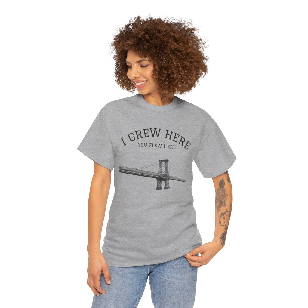 Williamsburg Bridge T-Shirt | I Grew Here You Flew Here Brooklyn NYC Tee