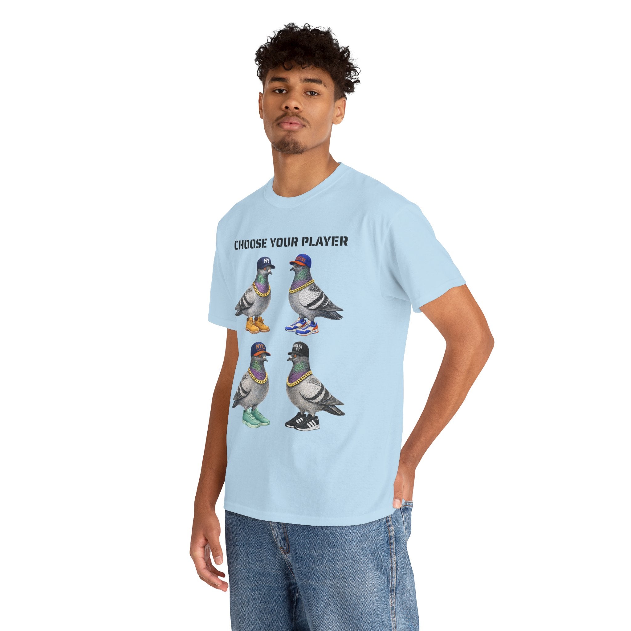 New York Sports Fan NYC Pigeon T-Shirt | NYC Baseball Basketball Fan Basketball Fan Tee