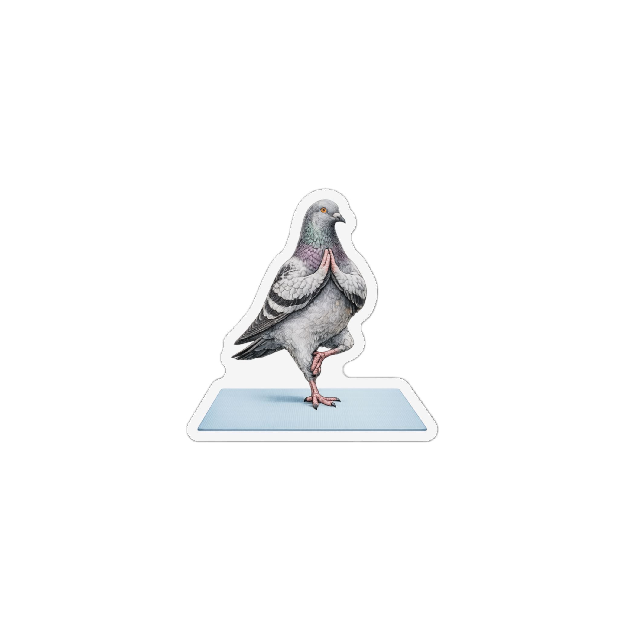 Central Park NYC Pigeon Magnet | Yoga Yogi Bird Lover Fridge Magnet