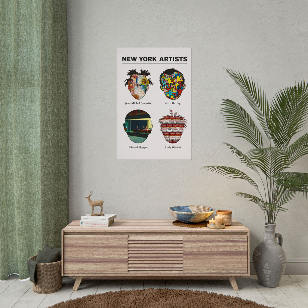 New York Artists Rolled Poster | Dorm Room Decor