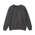 Manhattan Map Subway Signs Sweatshirt | NYC Crewneck Sweater