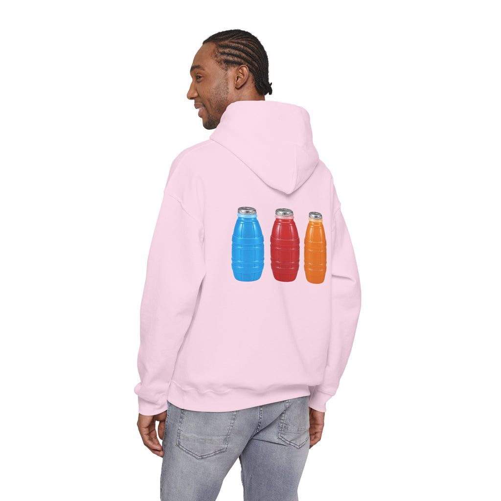 Bodega Quarter Water Bottle Trio Back Print Hoodie
