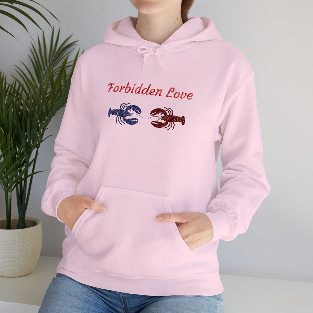 Hamptons Forbidden Love Hoodie — Lobster Romeo and Juliet Pullover