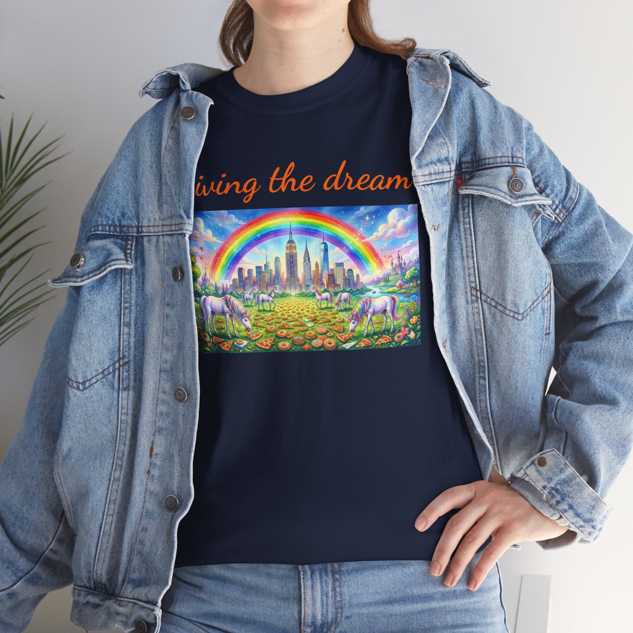NYC Living The Dream T-Shirt | New York Is a Fairy Tale Tee