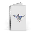 Customizable Astoria NYC Pigeon Spiral Journal | Opa Zorba Bird Lovers Notebook