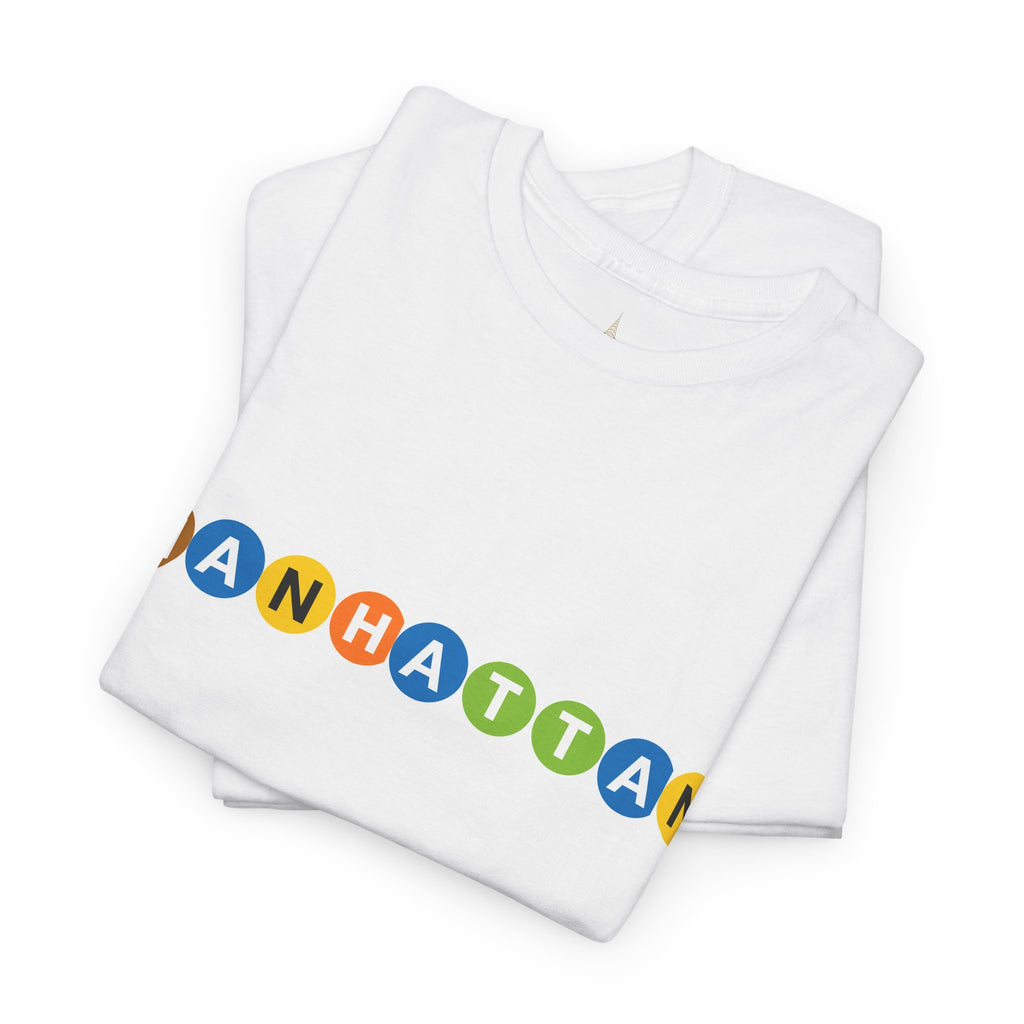 Camiseta Manhattan | Camiseta letreros Metro de Nueva York