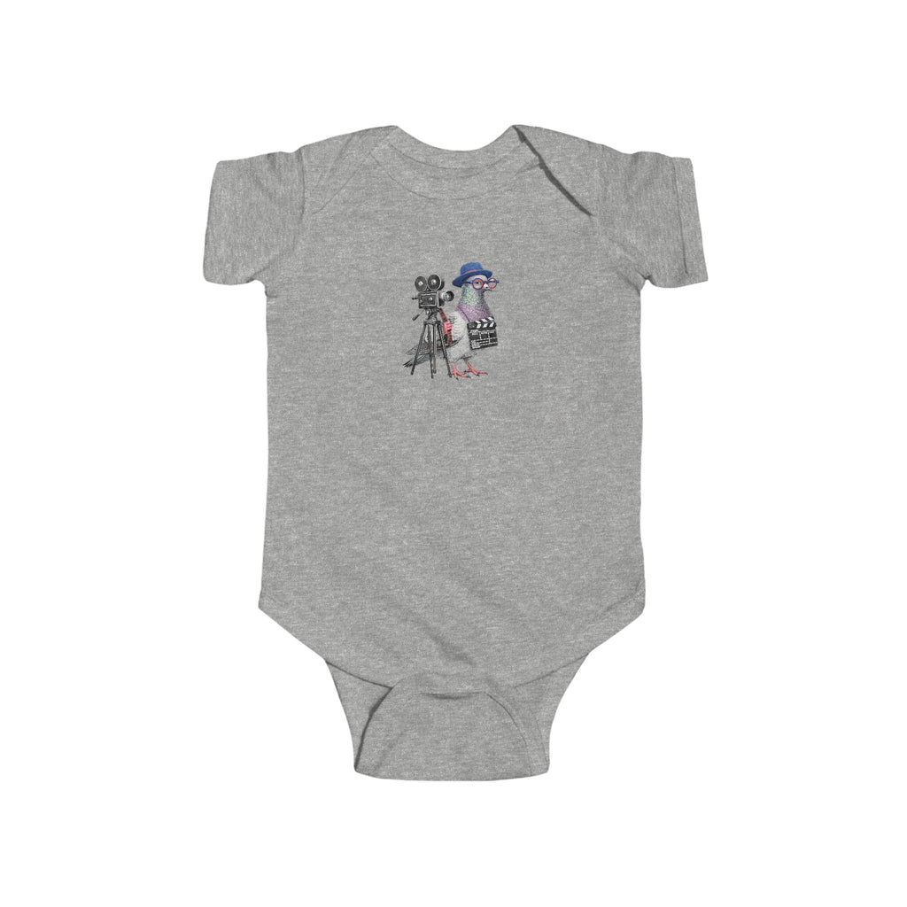 Customizable Tribeca NYC Pigeon Baby Onesie | New Yorker Reveal Infant Bodysuit