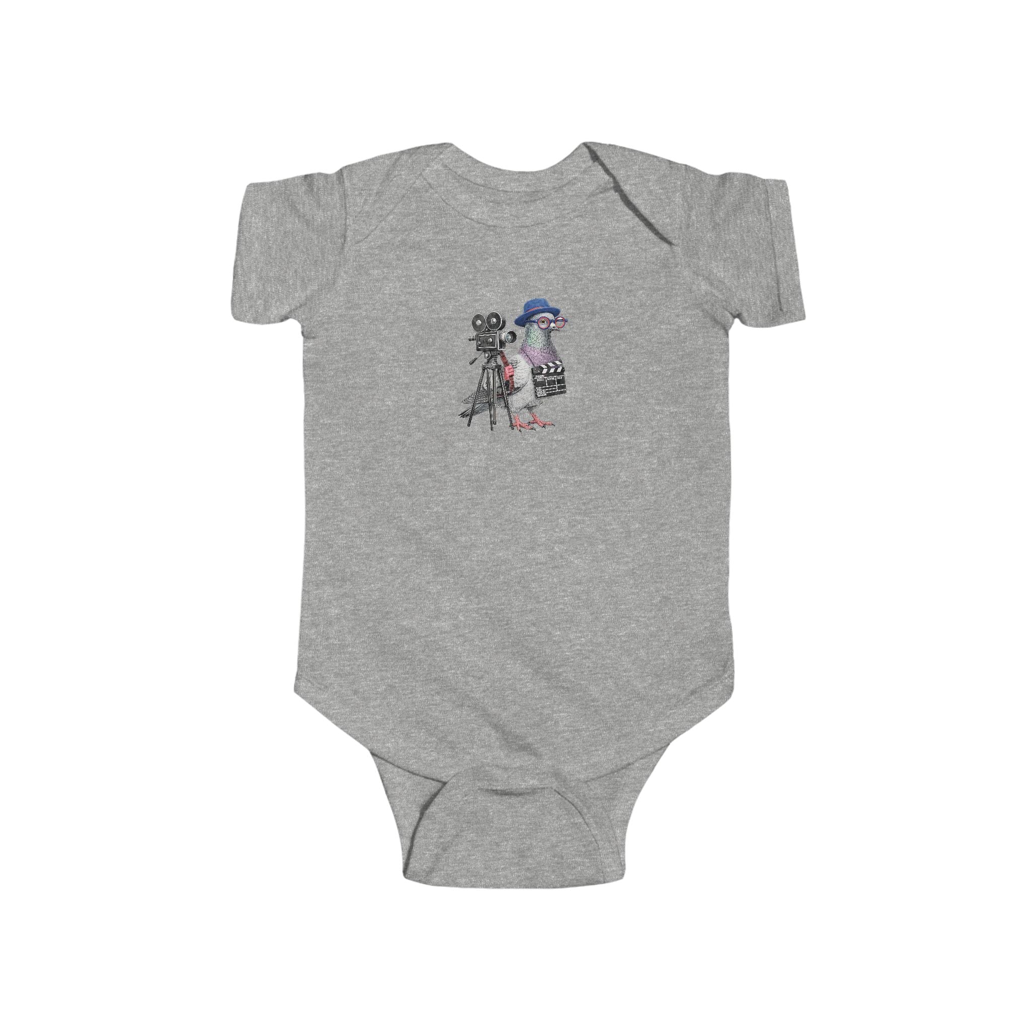 Customizable Tribeca NYC Pigeon Baby Onesie | New Yorker Reveal Infant Bodysuit