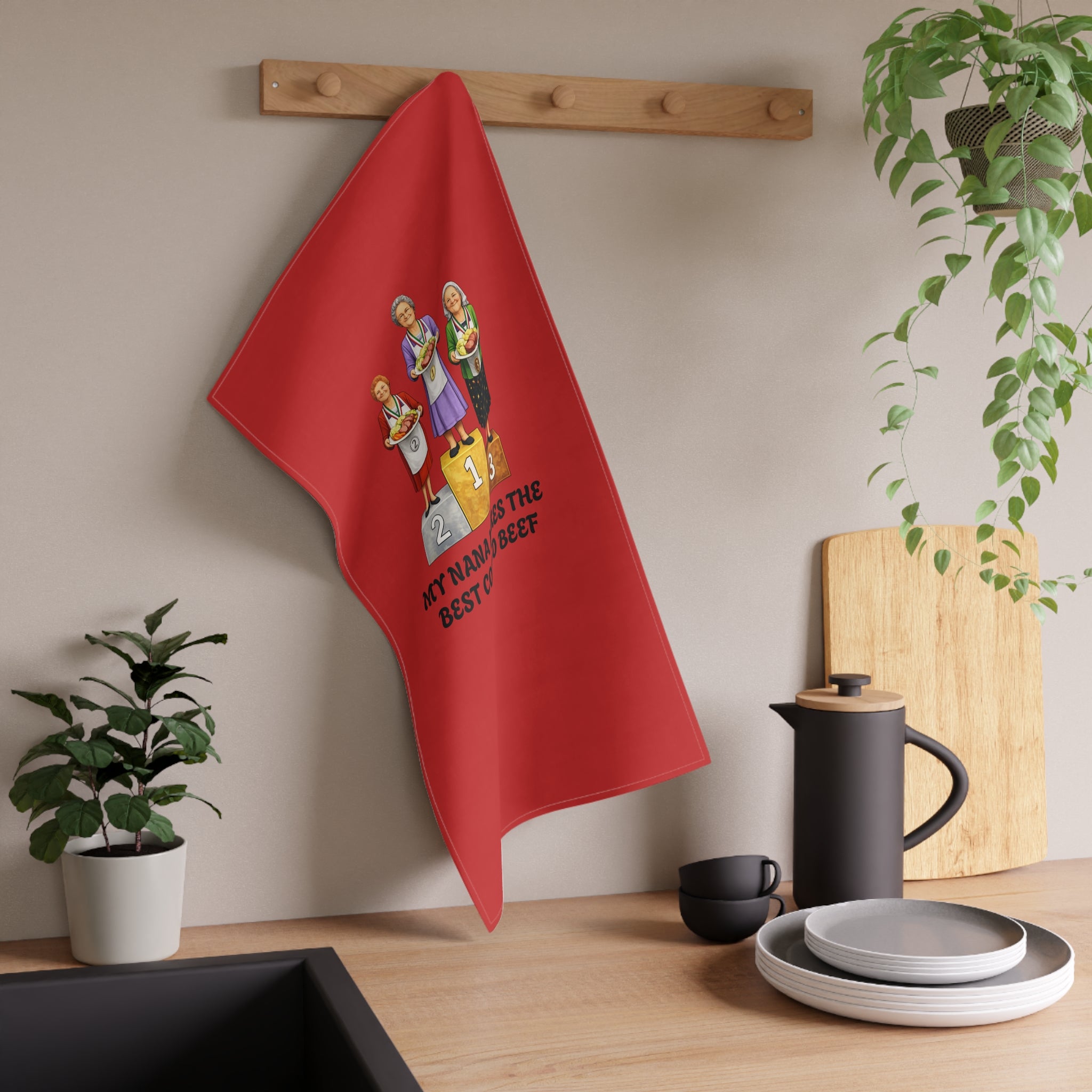 My Nana Makes the Best Corned Beef Tea Towel | Irish Grandma Corned Beef Competition Nana Towel