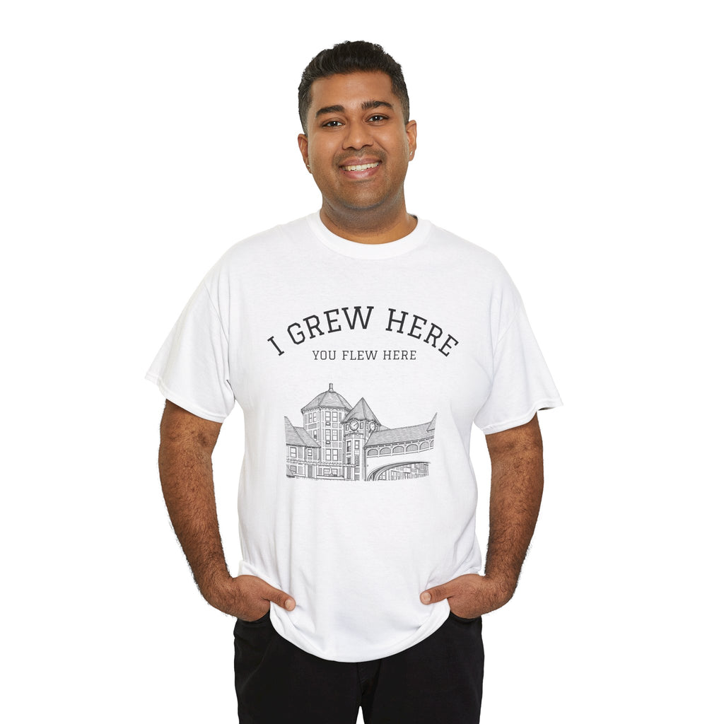 Forest Hills Station Plaza T-Shirt | I Grew Here You Flew Here New York City Queens Station Plaza Tee