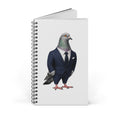 Customizable Billionaires' Row NYC Pigeon Spiral Journal | Bird Lovers Notebook