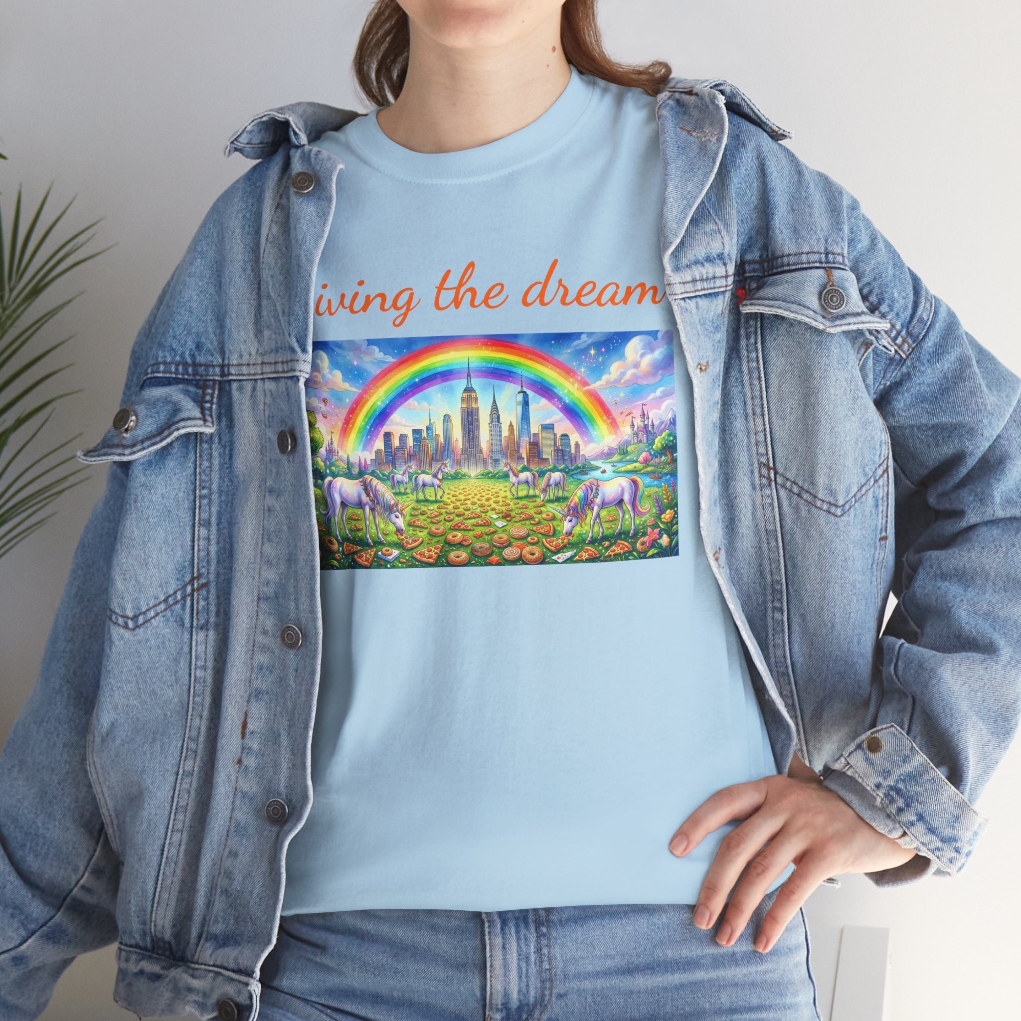NYC Living The Dream T-Shirt | New York Is a Fairy Tale Tee