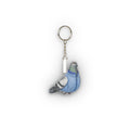 Financial District NYC Pigeon Mini Plush Keychain |  FiDi Wall Street Finance Bro Bird Lovers Plushie Bag Charm