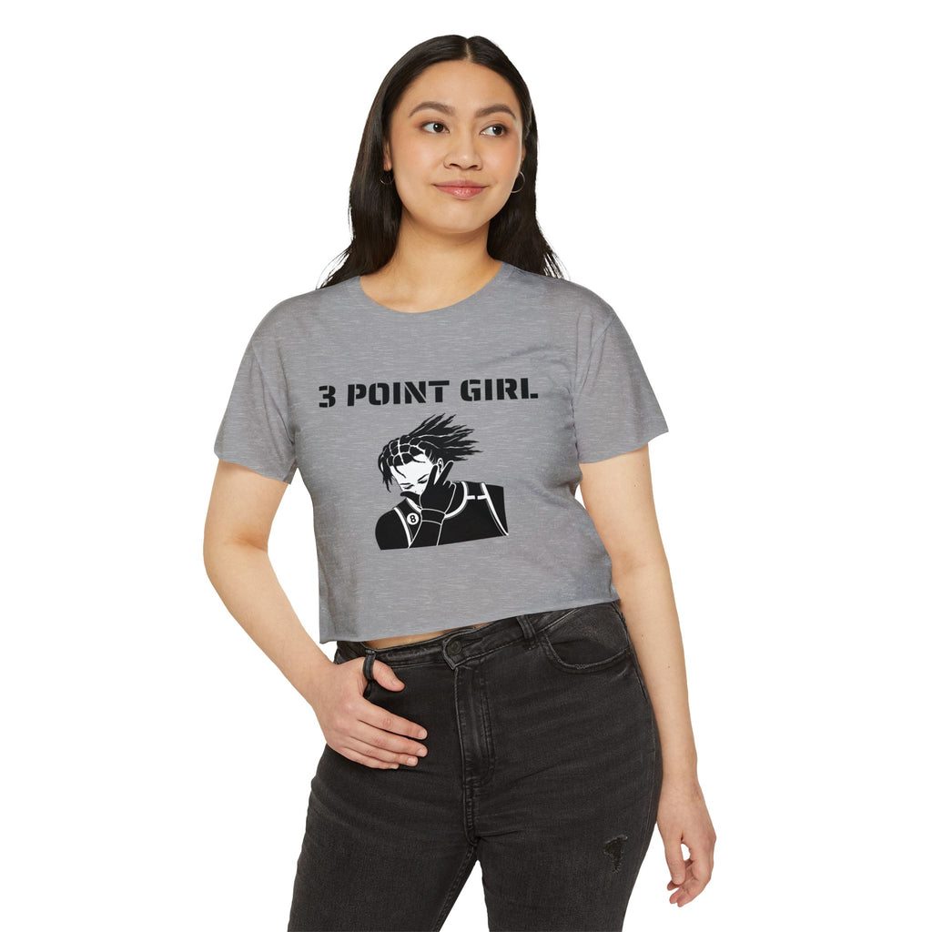 Top Crop de Niña 3 Puntos | Camiseta de Baloncesto de Nueva York Jalen Brunson