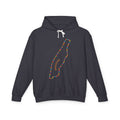 Manhattan Map Subway Signs Hoodie | New York Borough Outline Hooded Sweatshirt